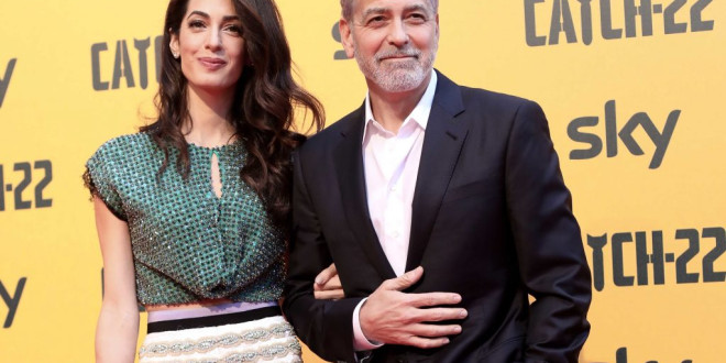 George and Amal Clooney Engage in Rare PDA During Red Carpet Date Night